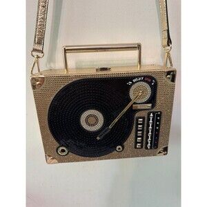 ALDO DJ RAZZLE RECORD PLAYER CROSSBODY NWOT